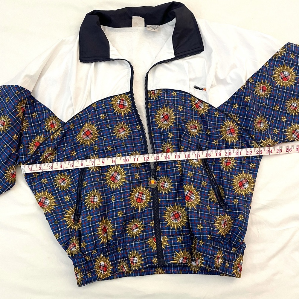 Patterned Zip Up Bomber Jacket - image 4